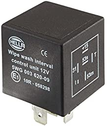 HELLA 5WG 003 620-091 Relais, Wisch-Wasch-Intervall - 12V - 6-polig
