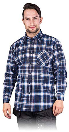 Reis Kf-Gnl - Camicia di flanella, taglia L, colore: Blu scuro/Blu