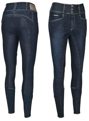 Pikeur Damen Candela Jeans Reithose Denim Spot