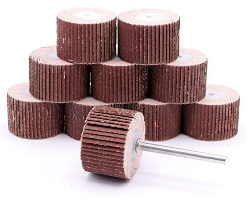 10 Stück Schleiffächer Fächerschleifer 22x16mm Körnung 240 für Dremel Proxxon Schleifer Zubehör Multifunktionswerkzeug