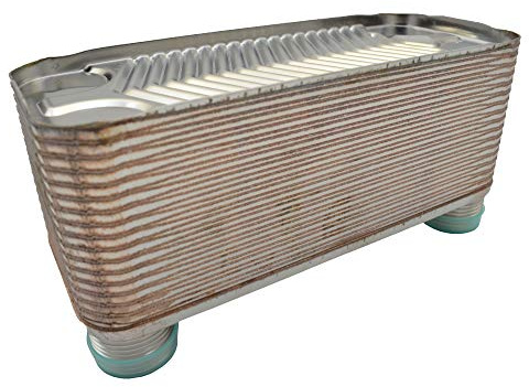 Edelstahl Plattenwärmetauscher Nordic Tec Ba-16-34 Plattenwärmeübertrager Wärmetauscher 34 Platten 135kW 1”