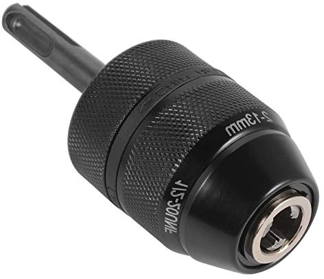 Youery Portabrocas de taladro profesional,Portabrocas sin llave de 2-13 mm con adaptador SDS de Herramienta de conversión sin llave desmontable de alto rendimiento