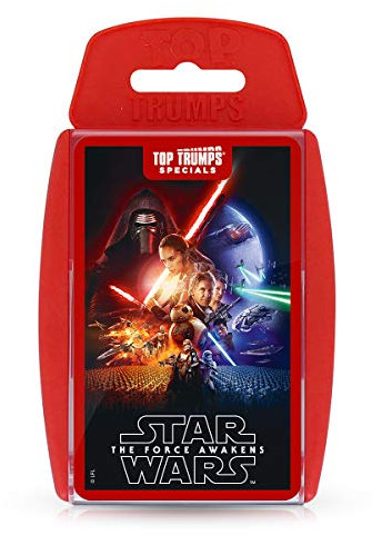 Top Trumps Star Wars Episode VII The Force Awakens Specials Card Game, play with Chewbacca, Finn, Kylo Ren, The Resistance and Rey, educational gifts and toys for boys and girls aged 6 plus