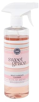 Bridgewater Candle Sweet Grace Multi Surface Cleaner Spray, 15.2 fl oz | All-Purpose Fragranced Household Cleaner | Passion Fruit, Sparkling Tea & Patchouli