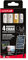 UNI-BALL Chalk Marker - Uni Mitsubishi Pencil - Marqueurs Craie PWE-5M - Marquage Éphémère, Résistant à la Pluie - Pointe Conique Medium - Emballage Zéro Plastique - Lot de 4 - Blanc X2, Or, Argent