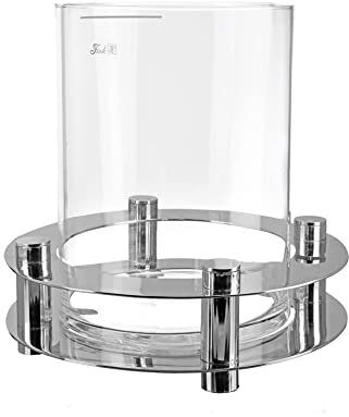 Fink [DL] Ricardo/Windlicht,mit Glas,vernickelt -