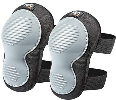 NEO TOOLS Knieschoner Kniepolster Professioneller Knieschutz mit TPR-Polster, Kat. 1, Material 600D-Polyester, TPR-Polster dämpfen den Kontakt mit hartem Boden für Arbeit