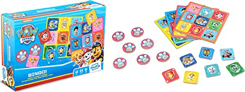 PAW Patrol Gesellschaftsspiel Bingo-Lotterie für Kinder Shuffle