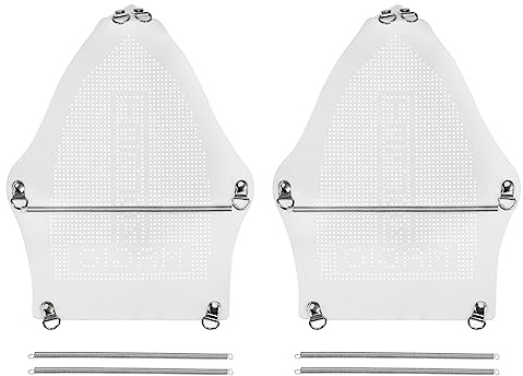 QUARKZMAN 2pcs Fer Housse Antiadhésif Fer Chaussure PTFE Électrique Fer Assistant Fer Semelle Plaque Repassage Protecteur Convient Plus Petit Que 220mm(Longueur) x 180mm(Largeur)