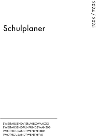 Schulplaner 2024/2025: Organisiere deinen Schulalltag