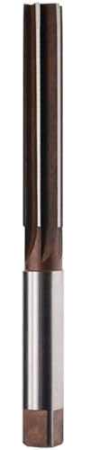 KIRANDY 2–50 mm Handreibahle aus legiertem Werkzeugstahl mit geradem Schaft, hochpräzise H7/H8-Reibahle(15mm H7)