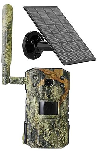 MZZYG Caméra animalière Caméra Solaire de Faune de détection de Mouvement de caméra de traînée de Chasse avec la Vision Nocturne
