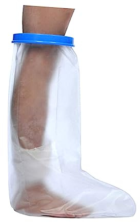 FRCOLOR Bolsa para Protección de Escayola Protector para Ducha de Media Pierna Funda de Material Resistente para Pies Enyesados para Duchas Color Aleatorio