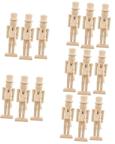 Cabilock 5 Set Schiaccianoci Di Natale Home Decorazioni Schiaccianoci Fai Da Te Noce Soldato Artigianato Di Natale Di e Noci 3 pezzi * 5