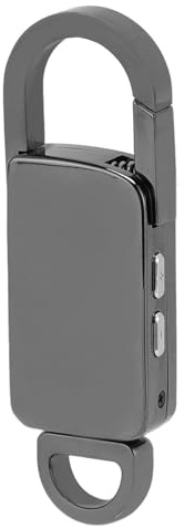 Luocute Digital Röstinspelare, Röstaktiverad Inspelare Intelligent Mikrofonbrusreduceringsinspelningsenhet Keyring Design, Brusreducering för Föreläsningar Mötesintervjuer (16 GB minne)