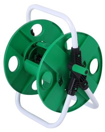 Carrello avvolgitubo da giardino – Supporto portatile con capacità di 45 m per una facile irrigazione e mobilità