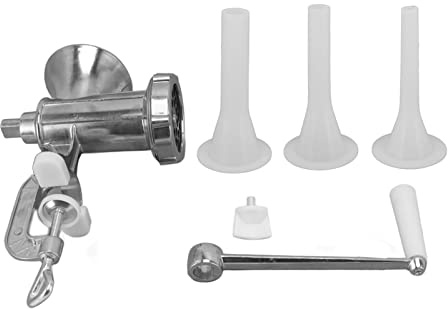 Picadora de carne manual Multifuncional Aleación de aluminio Enema rápido Picadora de salchichas Picadora de carne para cocina casera Cocina Resistente