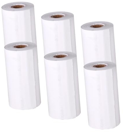 Ciieeo ’s Instant Camera Printing Paper 6 Rolls Thermal Transfer Photo Paper Refill for Instant Camera Accessory Compatible with ’ Thermal Printer