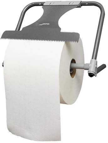 JOFEL Portabobina industriale metallico da parete con sega da taglio per bobine fino a 500 m 435 x 416 x 285 mm, multicolore, unico