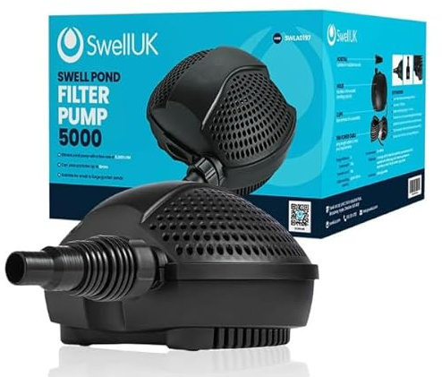 Swell Filter Pumps 4,500LPH | Garden Pond Pump | Filter Pump | 3 Year Guarantee