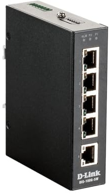 D-Link DIS-100G-5W 5 Port unmanaged Industrie Switch with 5 x 10/100/1000BaseTX ports