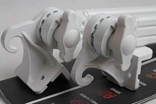 AWITALIA -2 COPPIE BRACCETTI PER TENDA DA SOLE A CADUTA IN ALLUMINIO DA CM.50 BRACCI TENDE DA SOLE COLORE BIANCO SNODO IN ALLUMINIO RINFORZATO GARANTITO 10 ANNI MADE IN ITALIA