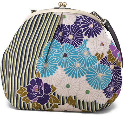 Vintage Kiss Lock Geldbörsen und Handtaschen Crossbody Tasche/Made in Japan Japanische Tasche Abend Clutch Schnalle Geldbörse Umhängetasche