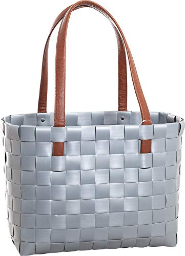 Witzgall - ICE-BAG Chic Shopper graublau Korbtasche - 5030-56-0U