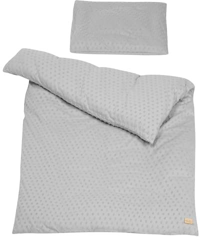 roba Kinderbettwäsche Lil Planet 100 x 135 cm - 2-teiliges Bettwäsche Set - Bio Baumwolle - GOTS und Oeko-Tex 100 zertifiziert - Grau