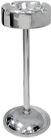 Prestige Import Group Lexington Smokin Ash 4 Recessed Cigar Rests Standing Polished Aluminum Ashtray