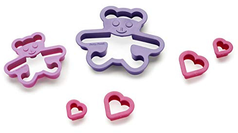 Betty Bossi Cortador de Galletas Kit de 2 - Moldes para lindas galletas con forma de osito en dos tamaños - Compatible con lavaplatos