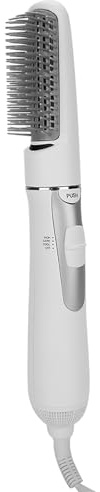 2-In-1 Electric Hair Dryer Styling Tool - Blow Dryer Brush with Teasing Comb, 3 Gear Adjustable Hair Straightener (US Plug)