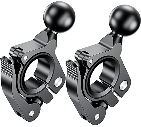 iMESTOU 1 Ram Ball Adattatore per Manubrio in Alluminio 1 con Base a Sfera per Manubrio da Lavoro con Ram Bike Phone Mounts (2)