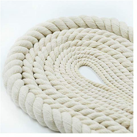 geflochtenes Seil 5 mm - 20mm Baumwollseil gewebte Schnüre für Zubehör Tasche Handwerksprojekte (Color : 10mm 1 metres)
