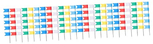 STOBOK 4 Sets Reißzwecken Für Korktafeln Flaggen Dekorative Reißzwecken Bulletin- Karten- Für Das Home Office 100 Stück * 4