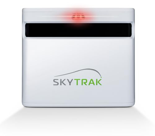SkyTrak + Launch-Monitor & Golfsimulator - Golfanalyse auf Tourniveau mit HighSpeed Kameras & Dual-Doppler-Radar, optionale Golfplatzsoftware, Echtzeit-Gameplay-Simulation, WLAN, USB-C