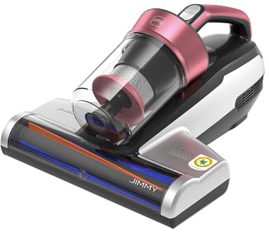 Jimmy BX5 Pro Aspiratore portatile antiacaro battimaterasso, Potenza 500W, Doppia modalità, Sterilizzazione UV e ultrasuoni, filtrazione Dual-Cyclonic e certificato di qualità