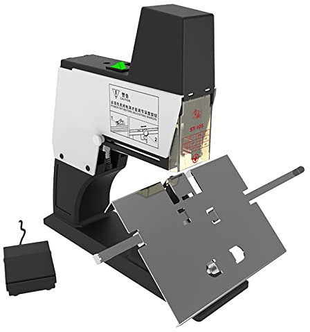 Agrafeuse Plate/à Selle, agrafeuse électrique de Bureau, Machine à Relier Robuste, épaisseur de Reliure 40 Feuilles, 1 à 9 Niveaux d'intensité Peuvent être ajustés, pour Le Bureau et la Maison