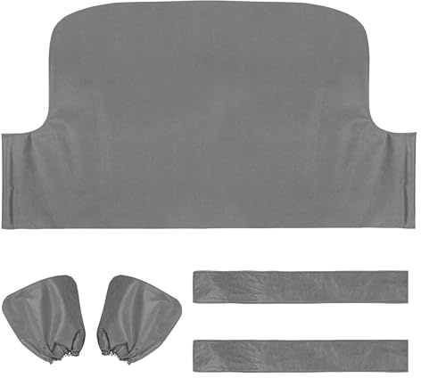 COVER IT Frontscheibenabdeckung Winter Set 188x89cm inkl. Spiegelabdeckung & Scheibenwischerbdeckung - Windschutzscheibenabdeckung Frostschutz & Eisschutz - Autoscheibenabdeckung für PKW & SUV