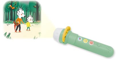 Janod Wunderbare Klanglampe – Die Stunde der Küsse – Geschichtenerzähler für Kinder – Lampe für Kinder erhältlich in 4 Welten – Geschichtenbox für Kinder mitwachsend – Aktivität für Kinder ab 3 Jahren