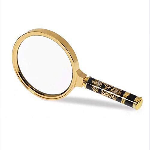 DDNGEJ Lupe 10-Fach - 60,70,80 mm, superklare, leichte Handlupe zum Lesen von Karten - Juwelier-Uhrenreparaturlupe, Sehhilfen für Sehbehinderte a /