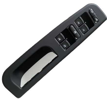 Lato conducente dell'auto Master Power Window Switch Button/Fit for Passat B5 Bora Golf 4 MK4 Seat Leon Toledo 1999-2004 3B1867171E 1J4959857D Interruttore del finestrino dell'auto(1J4959857Dwith pane