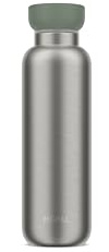 Mepal - Isolierflasche Ellipse - Doppelwandige Thermo Wasserflasche - Thermosflasche für Unterwegs - 12 Stunden heiß & 24 Stunden kalt - Edelstahl - 500 ml - Nordic sage