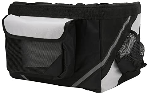 Bolsa de Perros Ycle Bicete de Cesta de Bicicleta Frontal Desmontable para Pequeños Perros de Mascotas Medianas Mascota Plieog TL