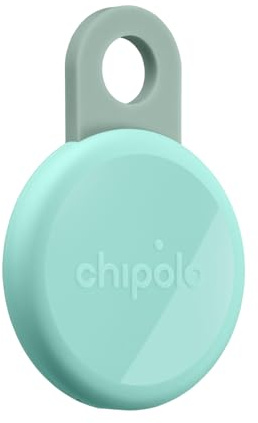 Chipolo LOOP – Rechargeable Bluetooth Tracker for Key and Pocket Location | Compatible with Apple or Google, Call Your Phone & Out of Range Alerts for Android (Mint)