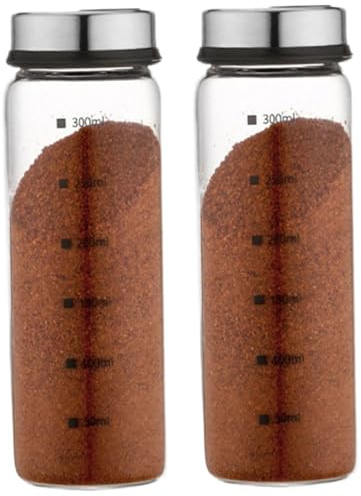 Grandes salières et poivrières avec trous de versement réglables, couvercle scellé en acier inoxydable pour sel et poivre de Table, 2 pièces