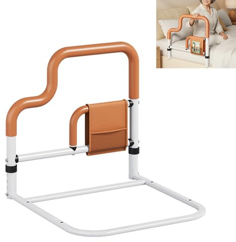 LORESJOY Barandilla Cama Adulto Plegable, Asidero Cama