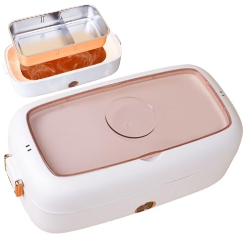 Lonchera eléctrica, portátil, de calentamiento rápido, a prueba de fugas, lonchera eléctrica, calentador de alimentos, para hombres, mujeres, niños, hogar, cocina, escuela, oficina, coche, viajes