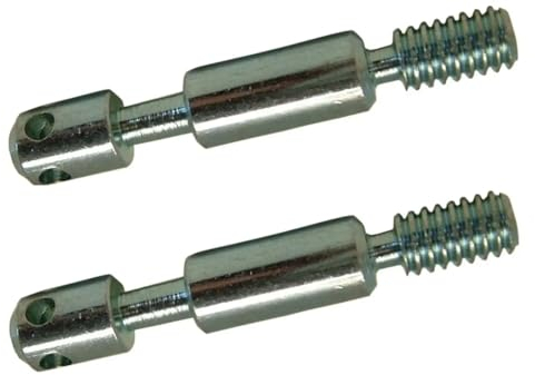 cyclingcolors 2x goujons d'assemblage de lit meuble diamètre 8mm x longueur 75mm 4 trous acier vis filetage direct