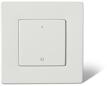 Amazon Basics Smart Switch,1-way, Alexa Compatible, No Hub Required, Neutral Wire Needed, White, Pack of 1, 8 x 8 x 3.6cm